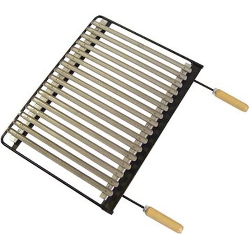 PARRILLA BARBACOA INOX 60X41 CM IMEX EL ZORRO 71625