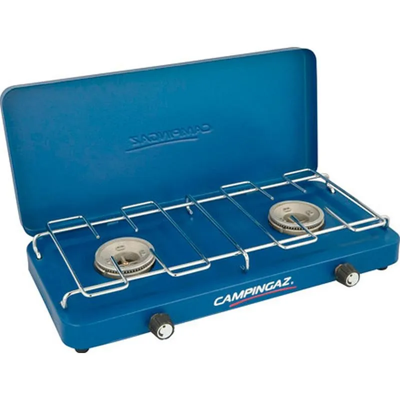 Compra COCINA A GAS DOS FUEGOS PORTATIL CON TAPA 1.6+1.6 KW 43X24X8 CM CAMPINGAZ 2000036708 al mejor precio