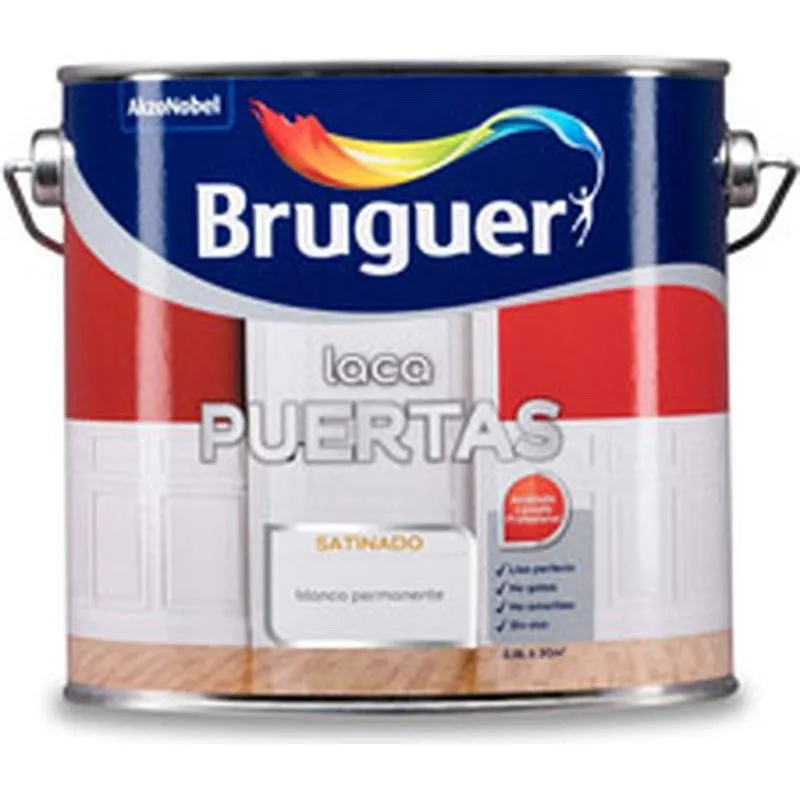 Compra LACA PARA PUERTAS 2,5 L BLANCO PERMANENTE BRUGUER 5297935 al mejor precio