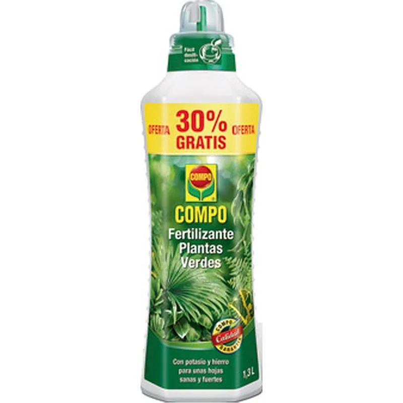 Compra FERTILIZANTE PLANTA VERDE COMPO 1300 ML COMPO 144441201/1444432011 al mejor precio