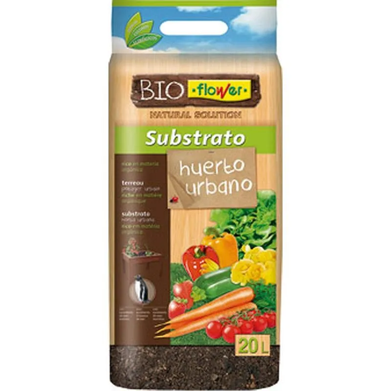 Compra SUBSTRATO HUERTO URBANO BIOFLOWER 20 L FLOWER 4-80152 al mejor precio