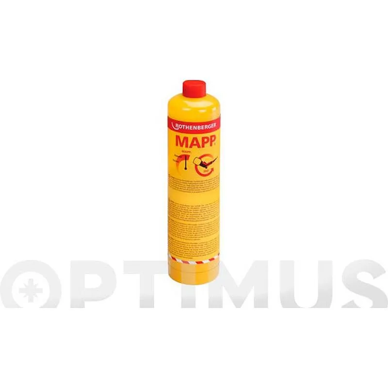 Compra CARTUCHO GAS CON VALVULA 750 ML MAPP GAS 7/16" ROTHENBERGER 035521-A al mejor precio