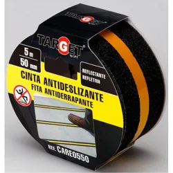 Compra CINTA ANTIDESLIZANTE BANDA REFLECTANTE 5 M X 50 MM TARGET CARE0550 al mejor precio