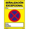 Compra SEÑAL PVC SEÑALIZACION EXCEPCIONAL 700 X 500 MM NORMALUZ V12222 al mejor precio