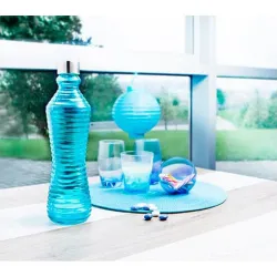 Compra BOTELLA CRISTAL 1 L AZUL TURQUESA QD 7522007 al mejor precio