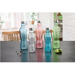 Compra BOTELLA CRISTAL 1 L AZUL TURQUESA QD 7522007 al mejor precio