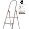 Compra ESCALERA ALUMINIO DOMESTICA UNICA 4 PELDAÑOS ROLSER UNI002 al mejor precio