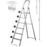 Compra ESCALERA ALUMINIO DOMESTICA UNICA 4 PELDAÑOS ROLSER UNI002 al mejor precio