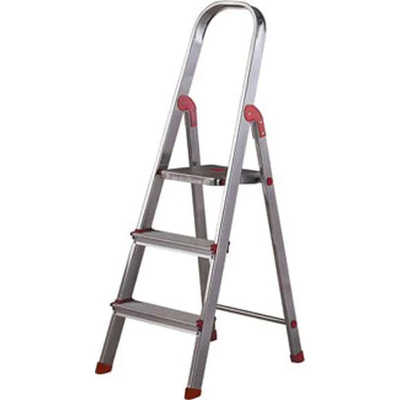 Compra ESCALERA ALUMINIO DOMESTICA UNICA 3 PELDAÑOS ROLSER UNI001 al mejor precio