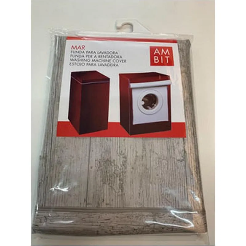 Compra FUNDA LAVADORA CARGA FRONTAL 85 X 60 X 60CM MADERA BLANCA AMBIT 06166EST31 al mejor precio