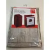 Compra FUNDA LAVADORA CARGA FRONTAL 85 X 60 X 60CM MADERA BLANCA AMBIT 06166EST31 al mejor precio