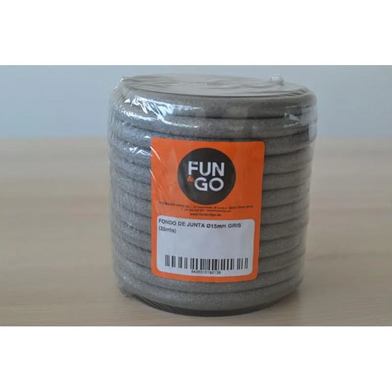 Compra CORDON FONDO DE JUNTA 25 MTS diametro 15 MM GRIS FUN&GO 30031 al mejor precio