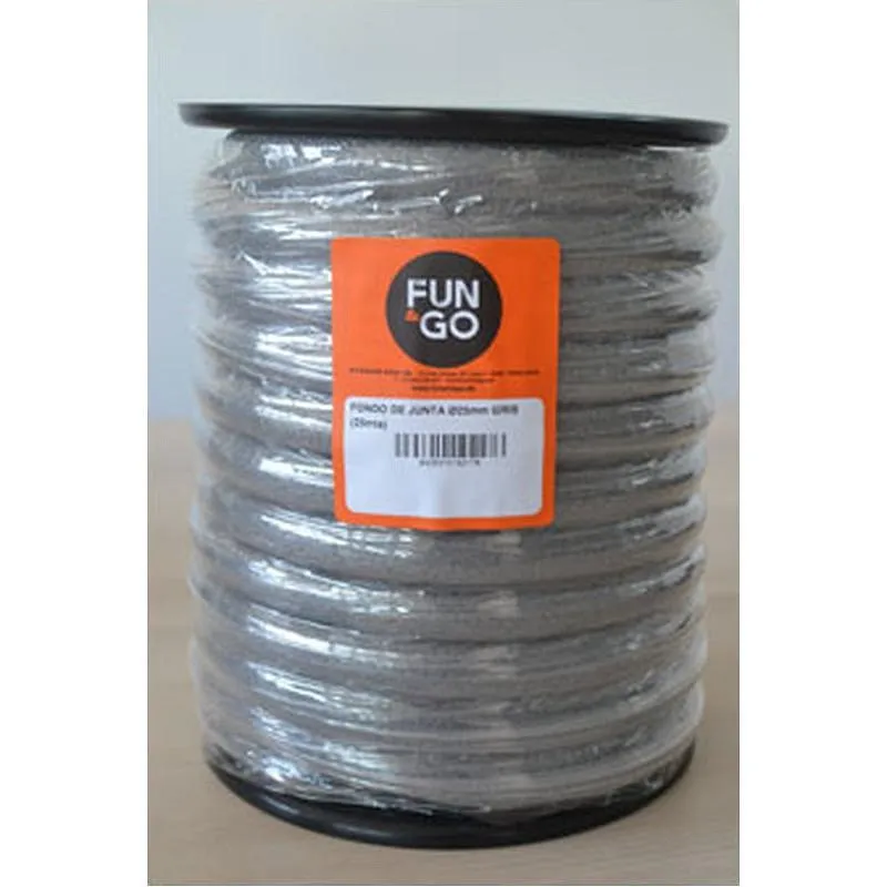 Compra CORDON FONDO DE JUNTA 25 MTS diametro 20 MM GRIS FUN&GO 30033 al mejor precio