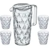 Compra JARRA + 4 VASOS ACRILICO CRYSTAL SET 25 CL KOZIOL 4007535 al mejor precio