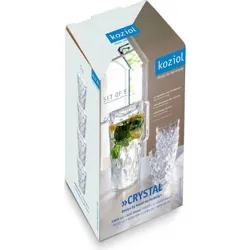 Compra JARRA + 4 VASOS ACRILICO CRYSTAL SET 25 CL KOZIOL 4007535 al mejor precio