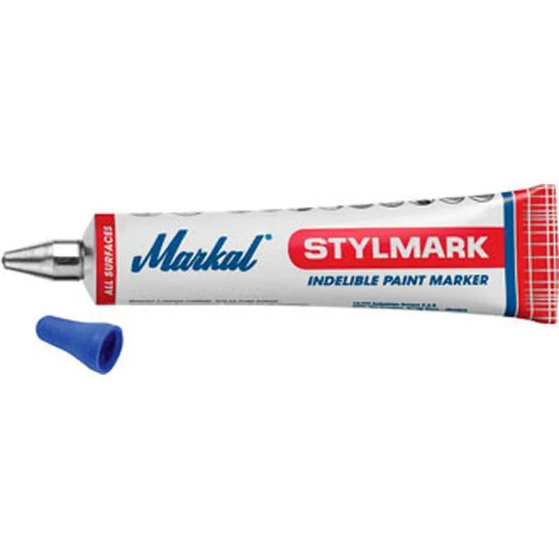 Compra TUBO MARCAR PINTURA INDELEBLE diametro 3 MM AZUL MARKAL 96657 al mejor precio
