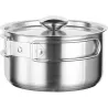 Compra BATERIA INOX APILABLE 5P+ 2TAPAS CON BOLSA TRANSPORTE 61117 al mejor precio