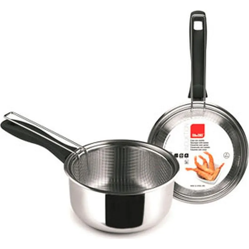 Compra CAZO FREIDOR ACERO INOXIDABLE 18 CM IBILI 666118 al mejor precio