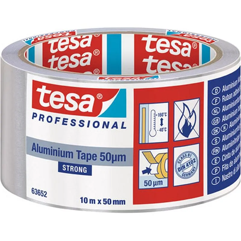 Compra CINTA ALUMINIO 50 MICRAS 10 M X 50 MM TESA TAPE 63652-00000-00 al mejor precio