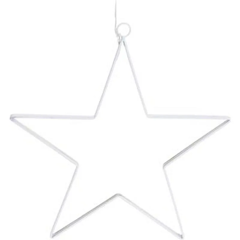 Compra ESTRELLA LEDS A PILAS 27 X 28 CM BLANCA IMPORT AXQ000030 al mejor precio