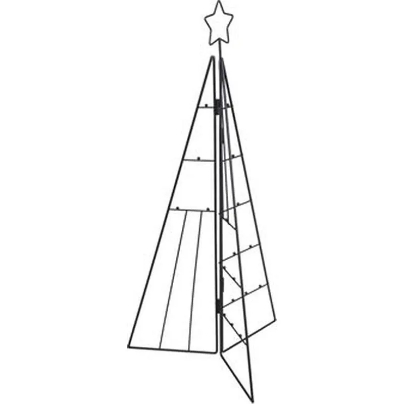 Compra ARBOL NAVIDAD METALICO FOTOS / POSTALES 3D 70 CM NEGRO IMPORT AAE318110 al mejor precio