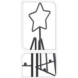 Compra ARBOL NAVIDAD METALICO FOTOS / POSTALES 3D 70 CM NEGRO IMPORT AAE318110 al mejor precio