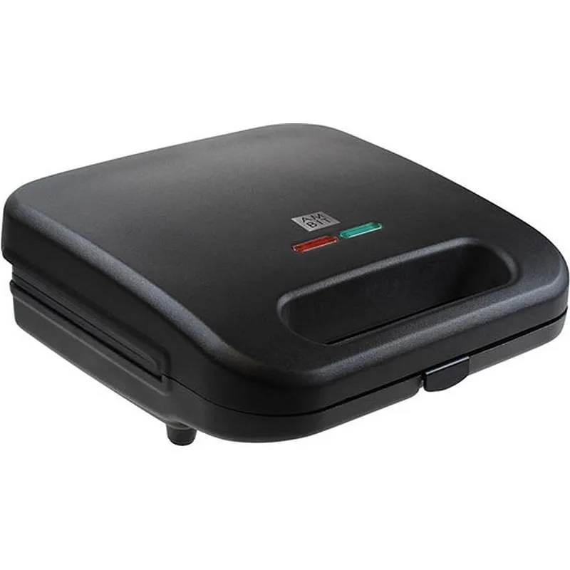 Compra SANDWICHERA DOBLE CON PLACAS GRILL 800 W NEGRA AMBIT H-203 al mejor precio