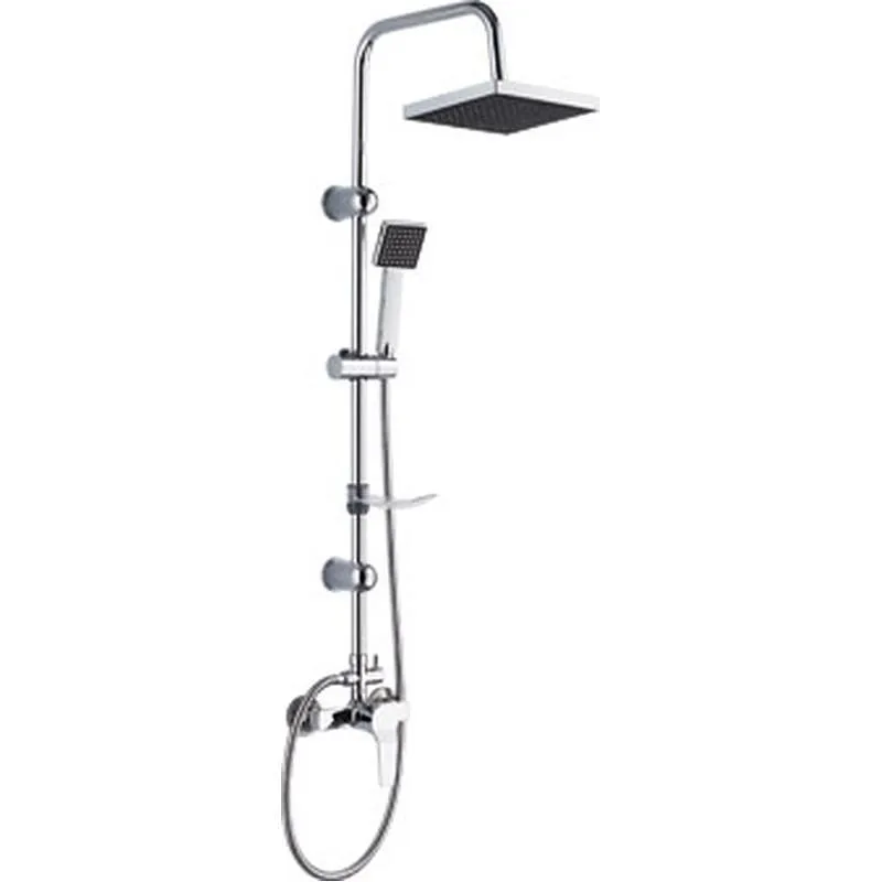 Compra COLUMNA DE DUCHA EXTENSIBLE ROCIADOR CUADRADO GRIFO MONOMANDO MANGO 1 POSICIÓN UG SD31014 al mejor precio