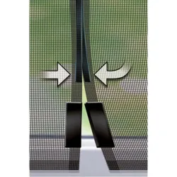 Compra MOSQUITERA PARA PUERTA CORTINA MAGNETICA ANTRACITA 120X240CM SCHELLENBERG 50643 al mejor precio