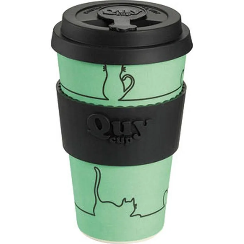 Compra TAZA BAMBOO CON TAPA 400 ML SKY GATO QUY CUP BAMB40004 al mejor precio