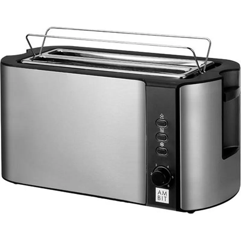 Compra TOSTADOR DOS RANURAS LARGAS INOX 1500W AMBIT T-31 INOX al mejor precio