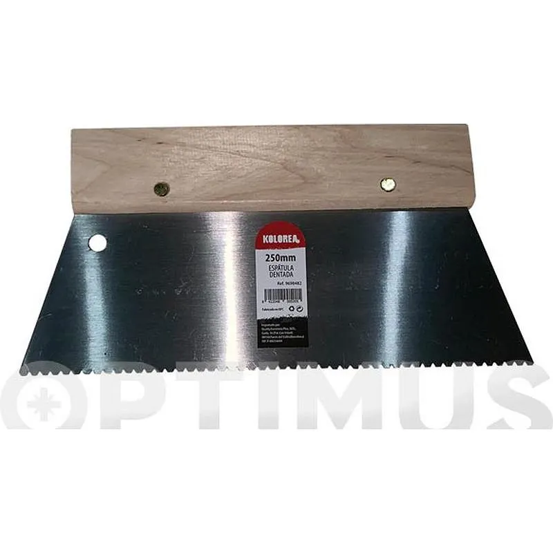 Compra ESPATULA DENTADA 250 MM KOLOREA 5205 al mejor precio