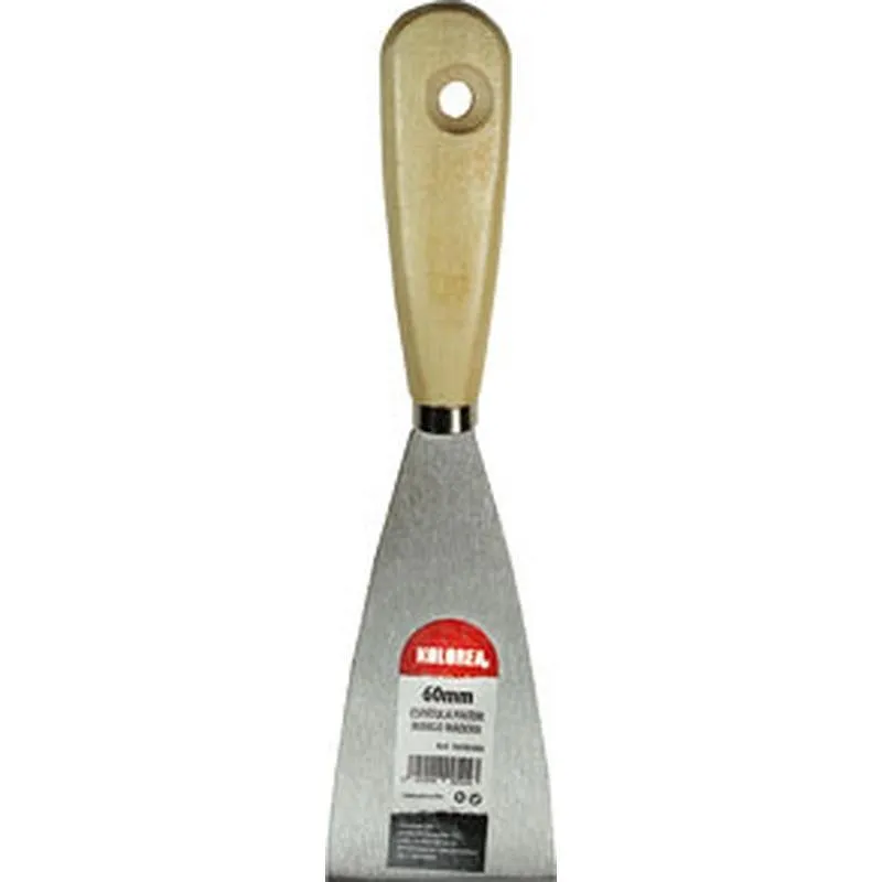 Compra ESPATULA PINTOR ACERO MANGO MADERA 60 MM KOLOREA 5243 al mejor precio