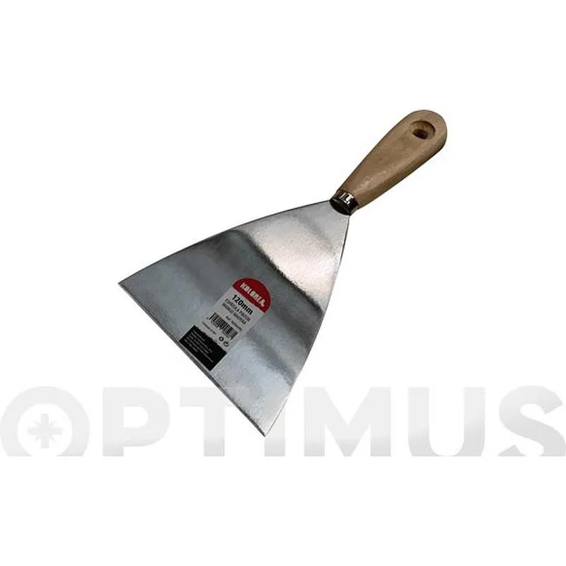Compra ESPATULA PINTOR ACERO MANGO MADERA 120 MM KOLOREA 5281 al mejor precio