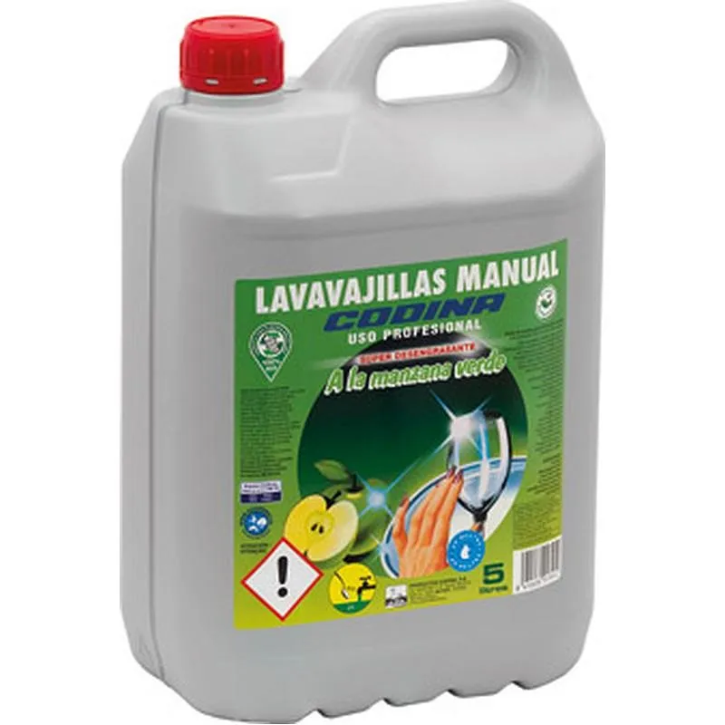 Compra LAVAVAJILLAS MANUAL PROFESIONAL 5 L MANZANA VERDE CODINA 1305 al mejor precio