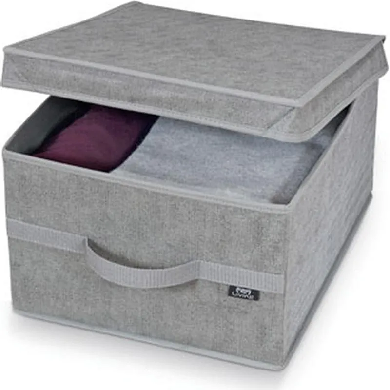 Compra CAJA GUARDA ROPA STONE L 38 X 50 X 24 CM DOMO MAX 917001 al mejor precio