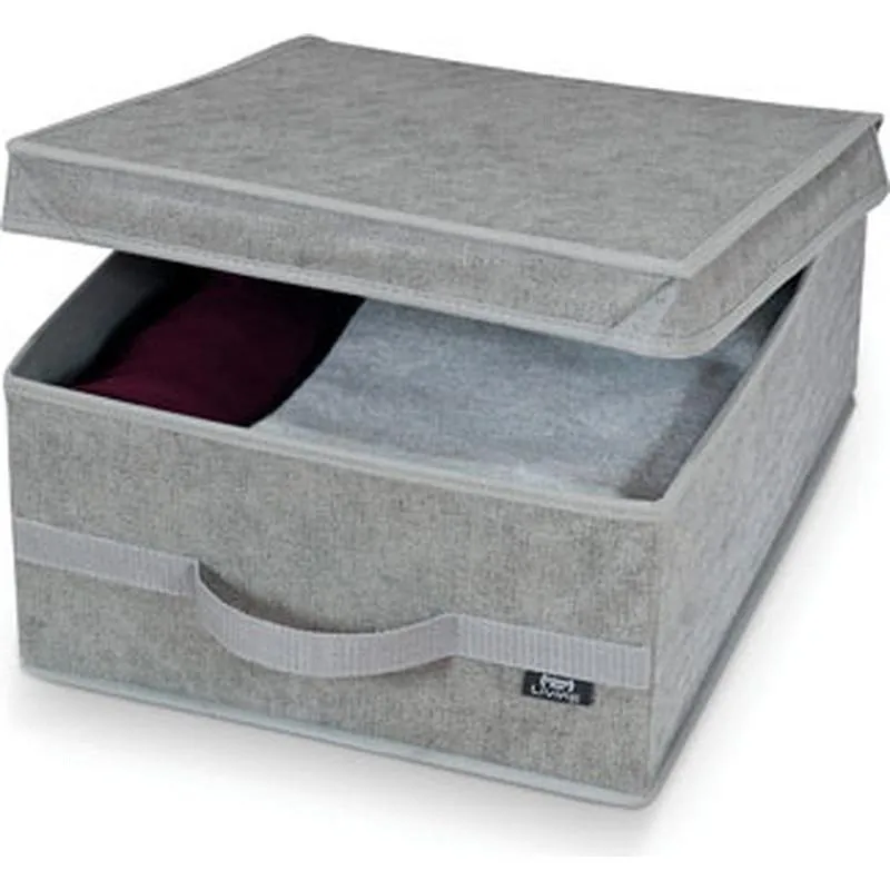 Compra CAJA GUARDA ROPA STONE M 35 X 45 X 18 CM DOMO MAX 917011 al mejor precio