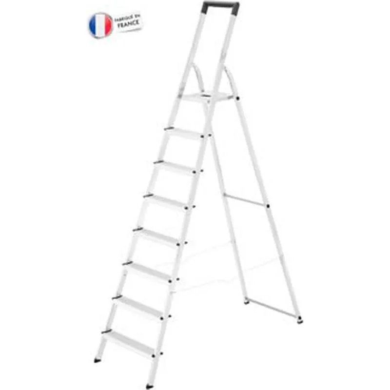 Compra ESCALERA ALUMINIO DOMESTICA L40 EASYCLIX 8 PELDAÑOS HAILO 5_8948-001 al mejor precio