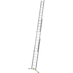 Compra ESCALERA ALUMINIO TRIPLE COMBINADA HOBBYLOT 3 X 9 PELDAÑOS HAILO 1422-801 al mejor precio