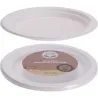 Compra PLATO POSTRE DESECHABLE BIODEGRADABLE PACK 8 UDS diametro 17 CM IMPORT CY4653330 al mejor precio