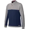 Compra POLO MANGA LARGA STRETCH BICOLOR AZUL-GRIS TALLA XXL ISSALINE 8776 al mejor precio
