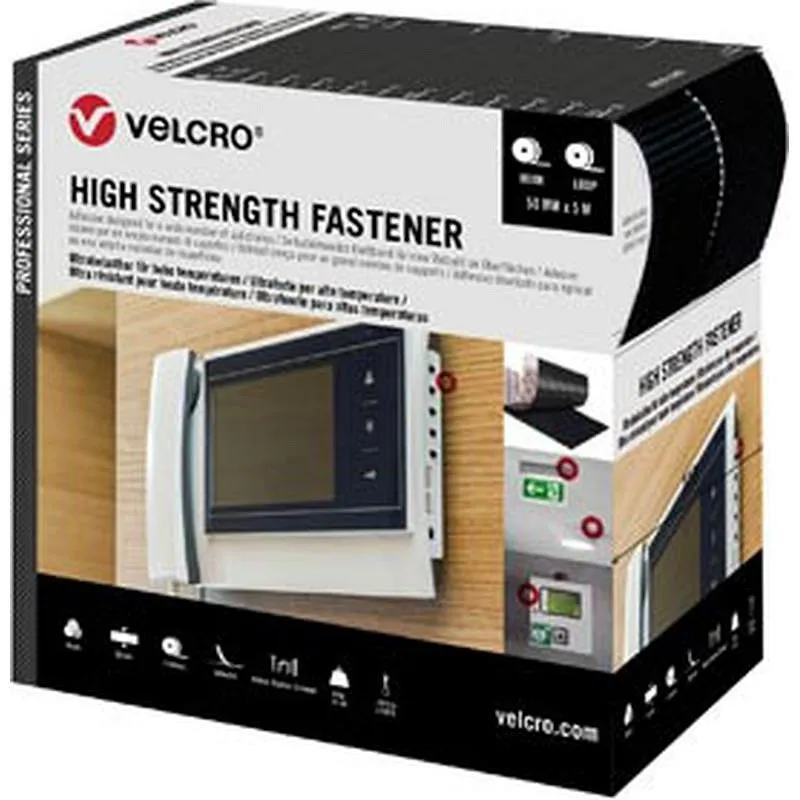 Compra CINTA UNION DESMONTABLE VELCRO® ULTRA FUERTE 5 M X 50 MM NEGRO VELCRO® 47508 al mejor precio