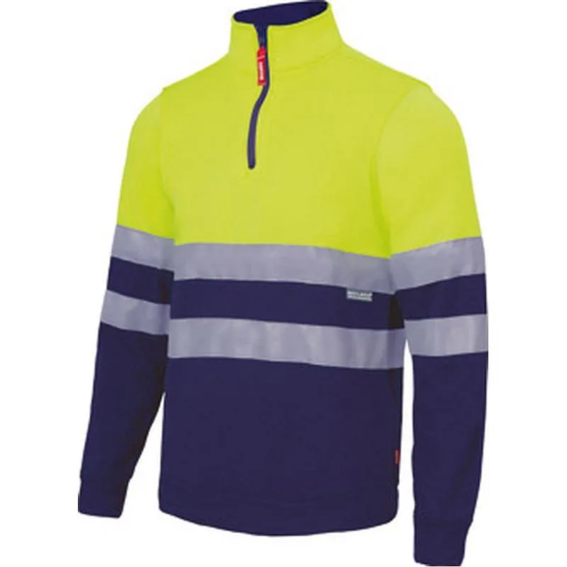 SUDADERA ALTA VISIBILIDAD MARINO / AMARILLO FLUOR TALLA XXL VELILLA 305701 20/61 XXL