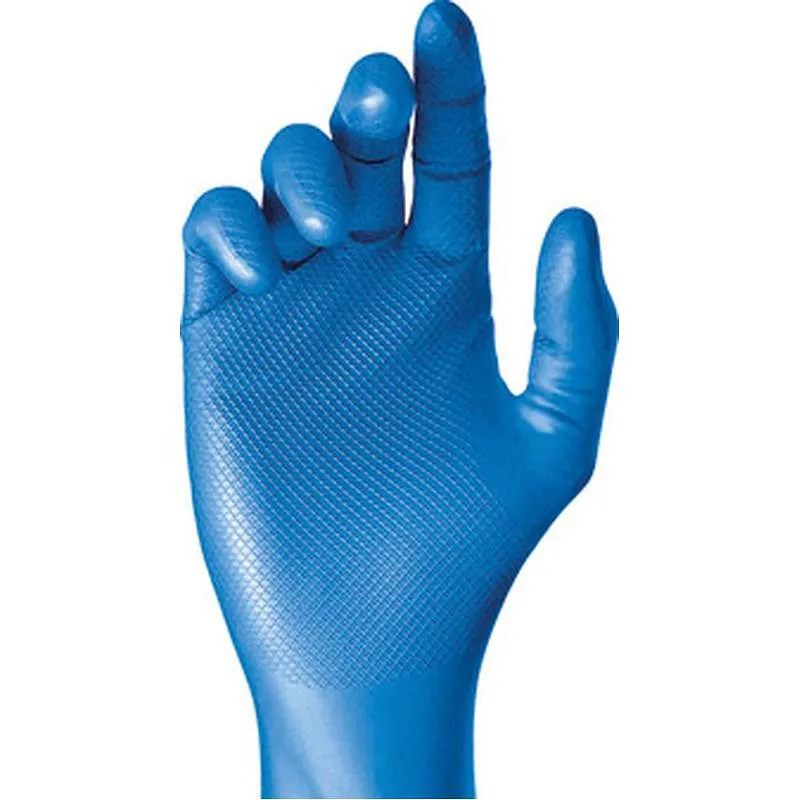 Compra GUANTE DESECHABLE NITRILO GRIPPAZ AZUL 50 UDS TALLA 9 JUBA 580BL/9 al mejor precio
