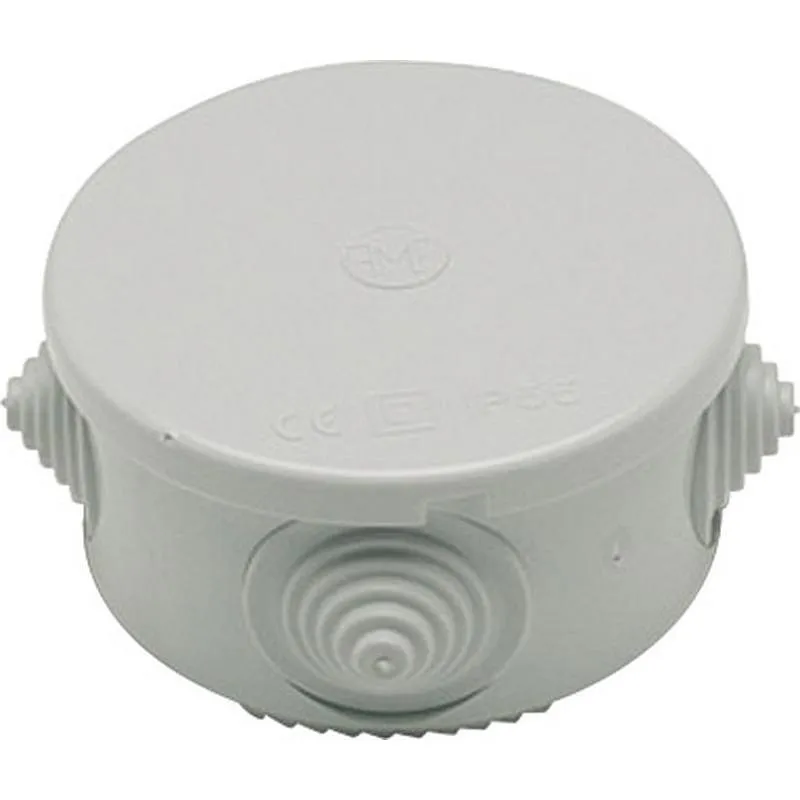 Compra CAJA ESTANCA REDONDA IP55 70X45 MM CON CONOS FAMATEL 3027 al mejor precio