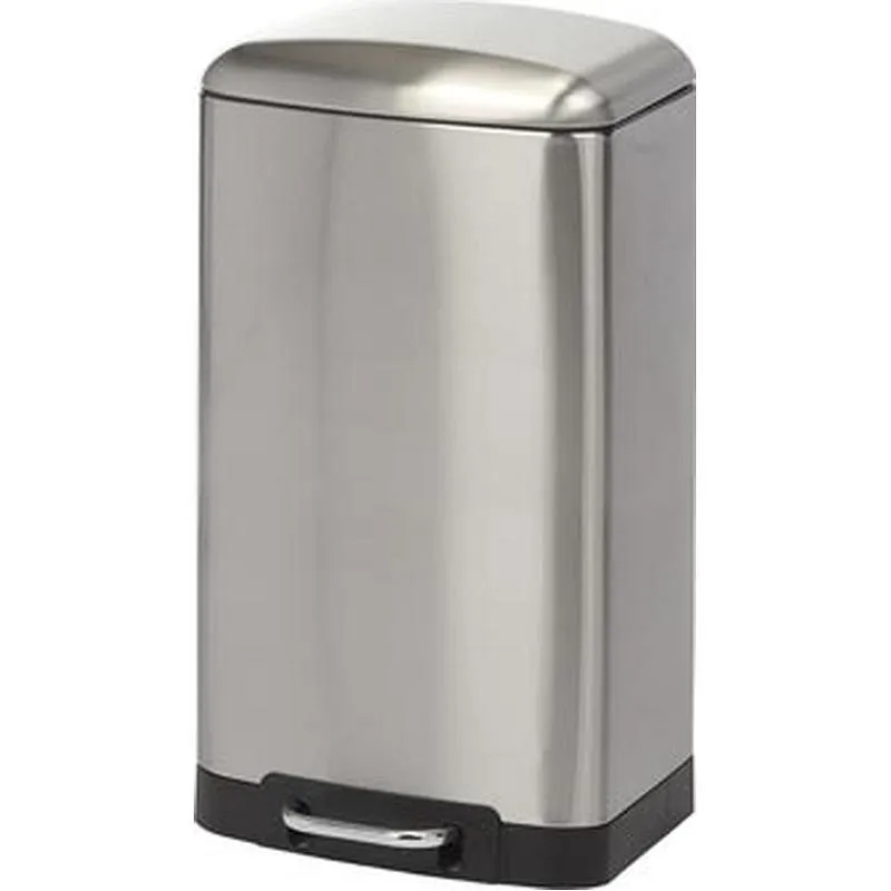 Compra CUBO PEDAL RECTANGULAR METALICO CROMADO 20 L DUETT 998020 CRO al mejor precio