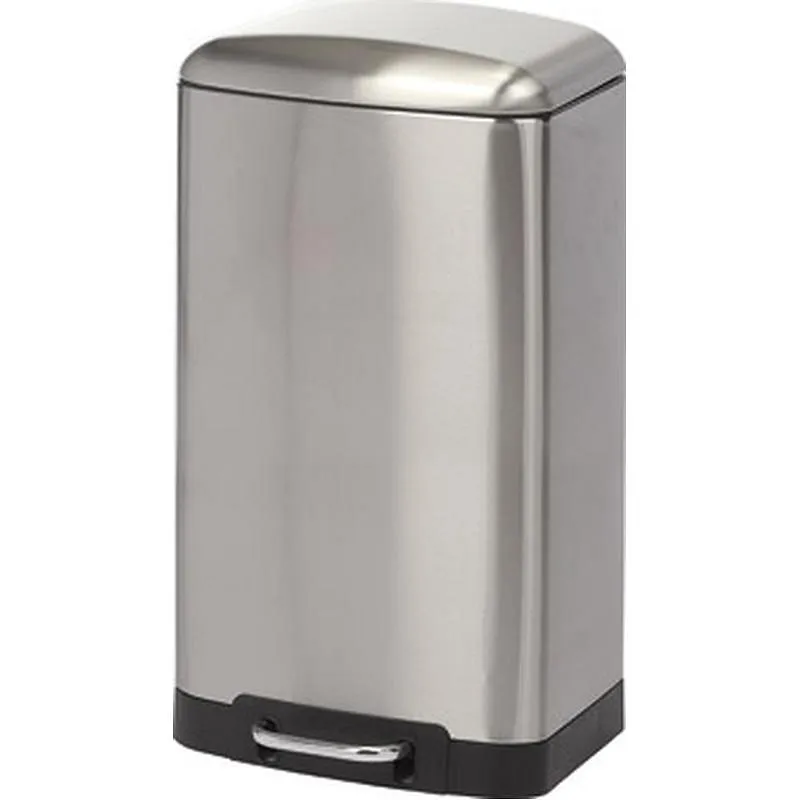 Compra CUBO PEDAL RECTANGULAR METALICO CROMADO 30 L DUETT 998030 CRO al mejor precio