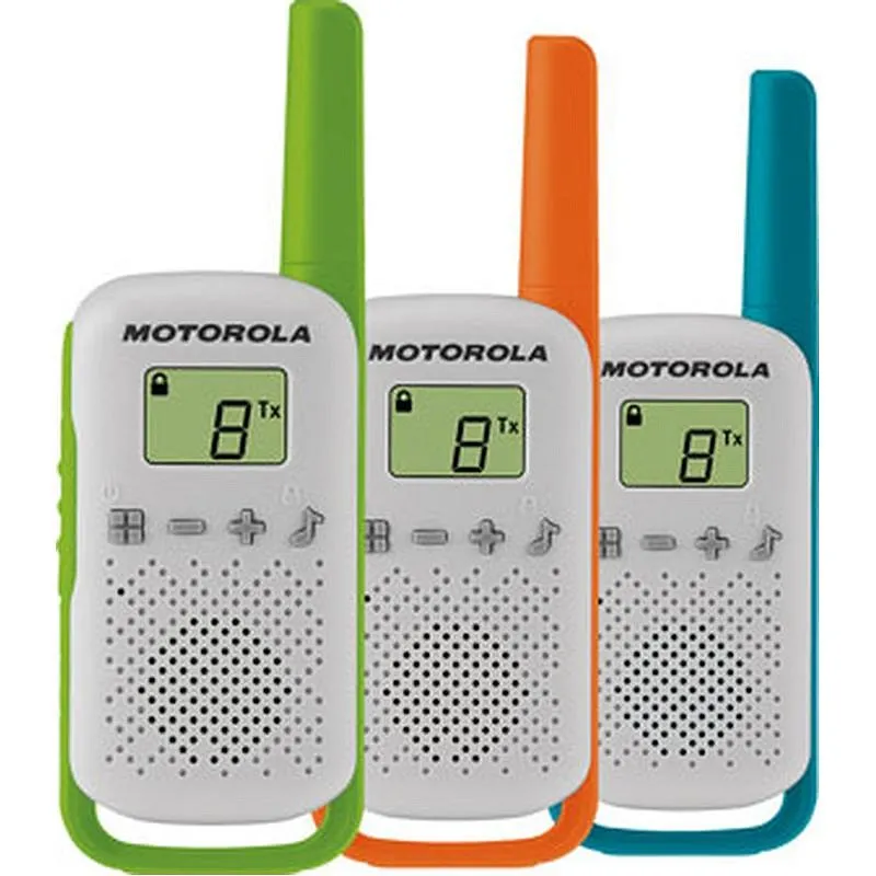 Compra WALKIE TALKIE T42 TRIPLE PACK MOTOROLA T42 TRIPLE PACK al mejor precio