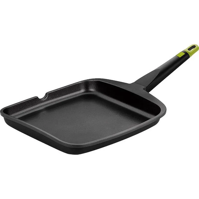 Compra GRILL LISO ALUMINIO FUNDIDO FOODIE 22 CM INDUCCION BRA A491322 al mejor precio