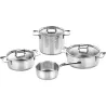 Compra BATERIA COCINA INOX 4 PZS SIGNATURE INDUCCION BRA A779904 al mejor precio